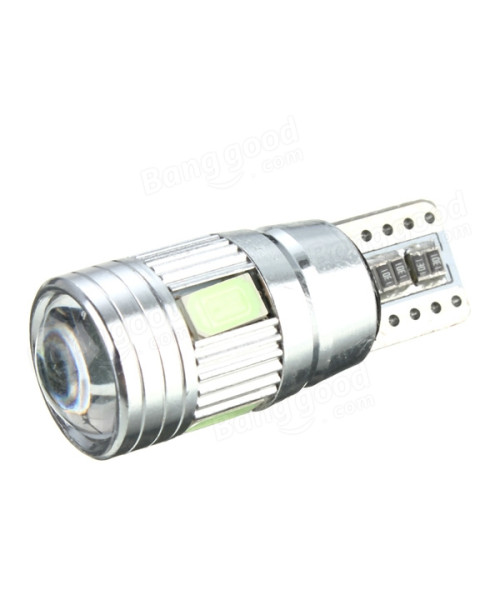 2pcs Car Bulb Lamp 5630 2W T10 Lens Canbus Error Free Lights