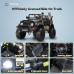 Funtok R04A 12V 7AH Powered Officially Licensed Kids Electric Ride on Truck Dual 35W Motor 4.5 km/h Speed Safety with Parent Remote Control Headlights Spring Children Toy Car