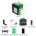 Direct CIGMAN CM-720/CM-720SE Laser Level Tool with 2x360 Self Leveling Line Rechargeable Type-C Battery Magnetic L Bracket Professional Construction Equipment for Picture Hanging and Home Decoration