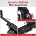 HONGDUI HD-KS22 Aluminum Miter Gauge Fence Extended Support for Woodworking Miter Gauge Table Saw Router Table