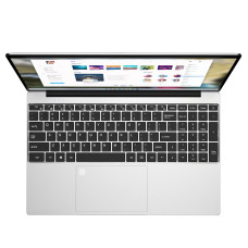 GXMO G156N Laptop Intel Alder Lake-N N95 16GB RAM 512GB SSD 15.6 Inch FHD IPS Screen Fingerprint Unlock Backlit Keyboard 180 Viewing Angle 44.89WH Battery Narrow Bezel Notebook