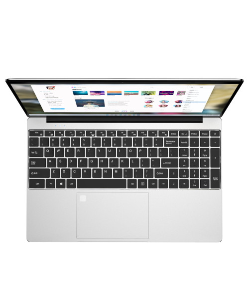 GXMO G156N Laptop Intel Alder Lake-N N95 16GB RAM 512GB SSD 15.6 Inch FHD IPS Screen Fingerprint Unlock Backlit Keyboard 180 Viewing Angle 44.89WH Battery Narrow Bezel Notebook