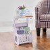 Coffee Table Desk Bedroom Balcony Side Table European Small Round table 36 * 46 * 23.5cm Rack Storage Organizer For Home Office