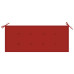 2-Seater Garden Bench with Cushion 47.2" Solid Eucalyptus Wood