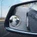 2Pcs Round Frame Convex Blind Spot Mirror Safety Driving Wide-angle 360 Degree Adjustable Clear Rearview Mirror Car Accessories