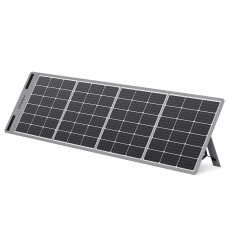 Aferiy Foldable Solar Panel 200W, Lightweight Solar Panel with 5 Outputs, with Multi-Contact 4 Output/DC Adapter for Power Station, Solar Generator, Camping, Motorhome, Boat, Power Outage, Outdoor, Garden