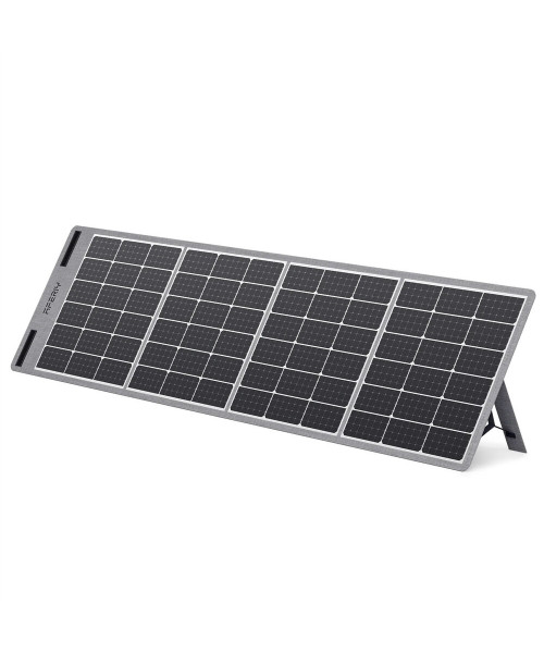 Aferiy Foldable Solar Panel 200W, Lightweight Solar Panel with 5 Outputs, with Multi-Contact 4 Output/DC Adapter for Power Station, Solar Generator, Camping, Motorhome, Boat, Power Outage, Outdoor, Garden