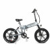 SAMEBIKE XWLX09 10Ah 48V 500W 20 Inches Moped Electric Bike Smart Folding Bike 80-90km Mileage Max Load 150-180kg