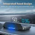 C7 HUD Car Head-Up Display GPS Speedometer Compass Driving Distance Speed Time Driving Time Date Altitude Number Of Compass Overspeed Alarm Fatigue Driving Satellites Reminder