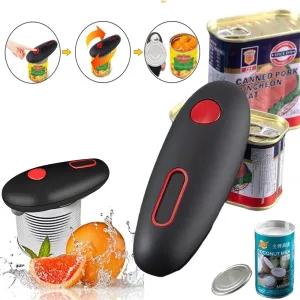 Electric Can Opener Handheld Automatic Bottle Opener Jar Can Tin Touch No Sharp Edges High Power Opener Can Kitchen Accessory