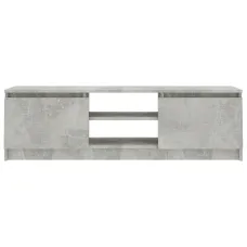 TV Cabinet Concrete Gray 47.2"x11.8"x13.9" Chipboard