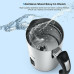 ECOWELL Milk Frother, Coffee Frother Electric, Automatic Hot and Cold Foam Frother, Stainless Steel Milk Steamer and Frother for Latte, Macchiato, Cappuccinos 8.1oz/240 ml Silver, WMMF02