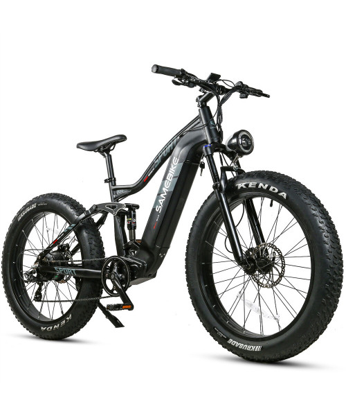SAMEBIKE RS-A08 17Ah 48V 750W 26 Inches Electric Bike Smart Bike 65-100KM Mileage Max Load 100-150KG
