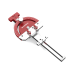ENJOYWOOD Adjustable Multi-angle Track Saw Guide Square Right Angle Guide Angle Stop for Makita Festool DeWalt Guide Rail