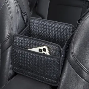 Car Seat Middle Storage Bag For Bags Storage Net Pocket Hanging Bag Center Console Armrest Box Storage Box