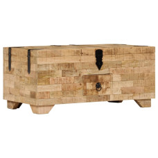 Coffee Table Solid Mango Wood 31.5"x15.7"x13