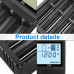 D4-4 Slot with LCD Screen Universal Rechargeable Battery QC Charger For Li-ion 18650 21700 26650 AA AAA Batteries Cell Flashlight RC Toys Home Tools Battery