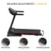 Bominfit JK88 Home Office Folding Treadmill - 3.5HP Quiet Motor | 1-16km/h Running & Walking | Installation-Free | Cup Holder | Folding Handle | Smart LED Display | Heart Rate Sensor | Max 150kg User Weight