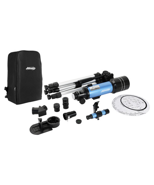 AOMEKIE 120X 70mm Refractor Astronomical Telescope with High Tripod for Kids Adults Astronomy Beginners AO2017