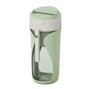 450ML Small Portable Multi-function Juicer Cordless Electric Juicing Cup with Removable Straw Strong 6-Blade Precision Steel Blade