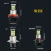 H4 H7 H8/H11 9005 9006 Pair High Brightness LED Fog Lights LED Chip 45MD Lens 12V Car Lamp Driver Car Lamp Super Bright