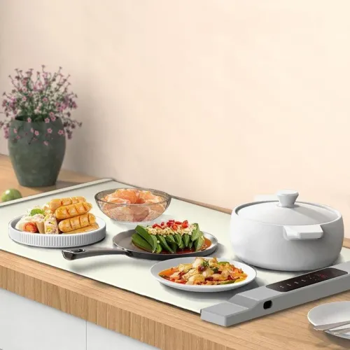 300W Electric Folding Food Warmer Table Mat Soft Roll Storage Keep Dishes Warm Heating Tablemat Warmer Board for Home Party, Home, BBQ