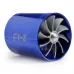 Universal Car Double Turbine Turbo Air Intake Gas Fuel Saver Fan Turbocharger