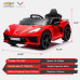 Funtok GT01A 12V 4.5AH 60W Kids Electric Ride on Car Licensed Chevrolet Corvette C8 4km/h Max Speed Safety Rechargeable Powered Electric Truck for 3-6 Years Old Kids with Wireless Remote Control Bluetooth LED Headlight Music Player