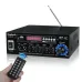 Sunbuck AV-660BT 2000W bluetooth 5.0 Audio Power Amplifier EQ Stereo AMP Car Home 2CH AUX USB FM Radio