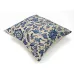45x45cm Vintage Oriental Retro Blue Floral Linen Pillow Case Cushion Cover Home Decor