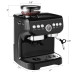 AC-517E 15Bar 1100W 110V Espresso Coffee Makers With Grinder Machine Electric Commercial Coffee Makers Machine For Household, Hotel