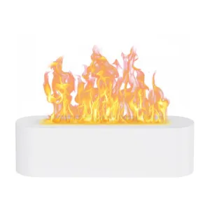 Aroma Diffuser Desktop Colorful Simulation Flame Machine Aromatherapy Humidifier Lamp Led Essential Oil Flame Lamp Difusor