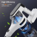 MOOSOO S5 Mate BLDC Cordless 20KPa Handheld Vacuum Cleaner Powerful Brushless Suction with Green LED Floor Brush Light
