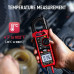 KAIWEETS KC604 Digital Clamp Meter True-RMS AC/DC Voltage Current Tester NCV Detection Auto Shut-Off LCD Backlight 1.1 Inch D-Shaped Jaw