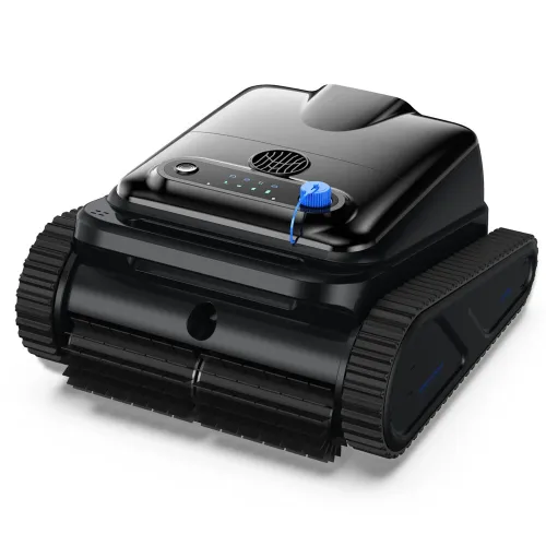 INSE Y50S Robotic Pool Cleaner, Upgraded Motor, Powerful Wall-Climbing with Scrubber Brushes, Smart Path Navigation, Cordless Pool Vacuum for Inground Pools up to 2000 Sq.ft