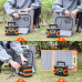 FlashFish 18V 60W Foldable Solar Panel Portable Solar Charger with DC Output USB-C QC3.0 for Phones Tablets Camping Van RV Trip