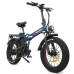 DRVETION AT20 Electric Bike 48V 20Ah Battery 750W Motor 20*4.0inch Tires 90-120KM Max Mileage 150KG Max Load Folding Electric Bicycle
