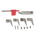 HONGDUI Replacement Blade Cutter for KM-17 Woodworking Router Plane Tuning Joinery Cutting Grooves Mortise