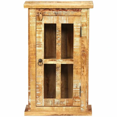 Wall Cabinet Solid Reclaimed Wood 17.3"x8.3"x28.3