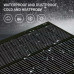 Poweronetek 100W Foldable Solar Panel Foldable 18V Conversion Waterproof Portable PV Panel For Power Sation Outdoor Charging Device TMB-SP100F