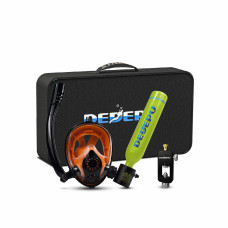 DEDEPU S3000PLUS-A 0.5L Scuba Tank 10-15 Minutes Underwater Outdoor Mini Dive Scuba Cylinder Diving Air Tank with Snorkel Mask Adapter