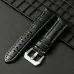22mm Multi-color Hand-sewn Retro Cow Leather Smart Watch Band Replacement Strap