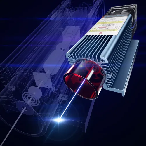 SCULPFUN S9 Laser Engraving Machine Laser Beam Shaping Technology High-precision Wood Acrylic Laser Engraver Cutting Machine 410x420mm Engraving Area Full Metal Structure Quick Assembly Design