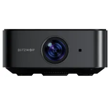Blitzwolf V10 3" LCD Projector 120-Inch Screen Wireless Cast Screen 5G-WIFI Dual Bluetooth5.1 Electric Focus UP&Down Keystone Correction Home Theater Outdoor Movie Lights Outdoor