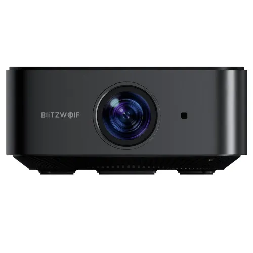 Blitzwolf V10 3" LCD Projector 120-Inch Screen Wireless Cast Screen 5G-WIFI Dual Bluetooth5.1 Electric Focus UP&Down Keystone Correction Home Theater Outdoor Movie Lights Outdoor