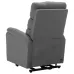 Stand-up Recliner Light Gray Fabric