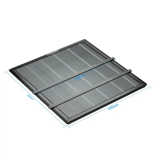 LONGER 500mmx500mmx22mm Honeycomb Working Table with Material Clamp for Engraving Cutting