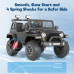 FUNTOK 12V 7AH 2 Seater Kids Electric Ride on Truck Battery Powered Wireless Remote Control Bluetooth Spring Suspension MP3 Player & LED Lights Ride Toy Motorized Car for Toddlers Children Christmas Birthday Gift