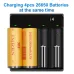 I4 4-Slot with USB Type-C Port Universal Rechargeable Battery Charger Intellegent Charger for Flashlight RC Toys Home Tools Battery Charger For Li-ion 18650 21700 26650 AA AAA Batteries Cell