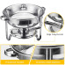 Tooca 2pcs Set Stainless Steel Dining Stove 2 Pack 4 Litre Cooker